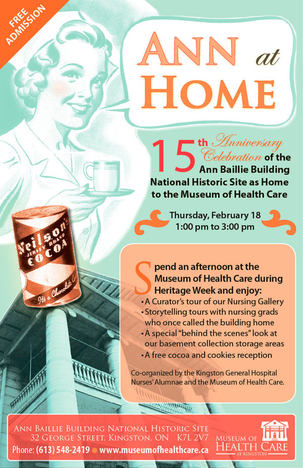 Ann at Home Event Notice